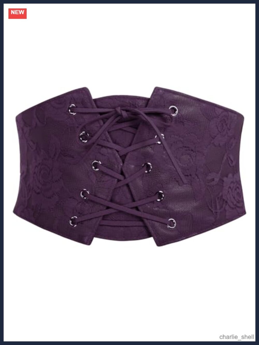 Renaissance Pirate Corset Belt Lace Up Waist Cincher Faux Leather